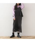 【グリーンパークス/Green Parks】のスウェードポンチペプラムキャミワンピース Charcoal Gray|ID: prp329100004791618 ipo3291000000034767786