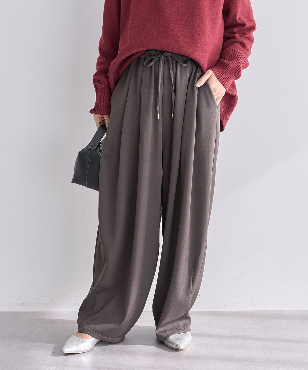 【グリーンパークス/Green Parks】のウエストタックイージーパンツ 人気、トレンドファッション・服の通販 founy(ファニー) 　ファッション　Fashion　レディースファッション　Fashion for Women　パンツ　Pants & Trousers　ツイル　Twist, Twisted Detail　トレンド　Trend, Trending Now　フィット　Fit, Slim Fit　ポケット　Pocket, Pocket Detail　A/W・秋冬　Autumn/Winter　 other-1|ID: prp329100004791619 ipo3291000000035630328