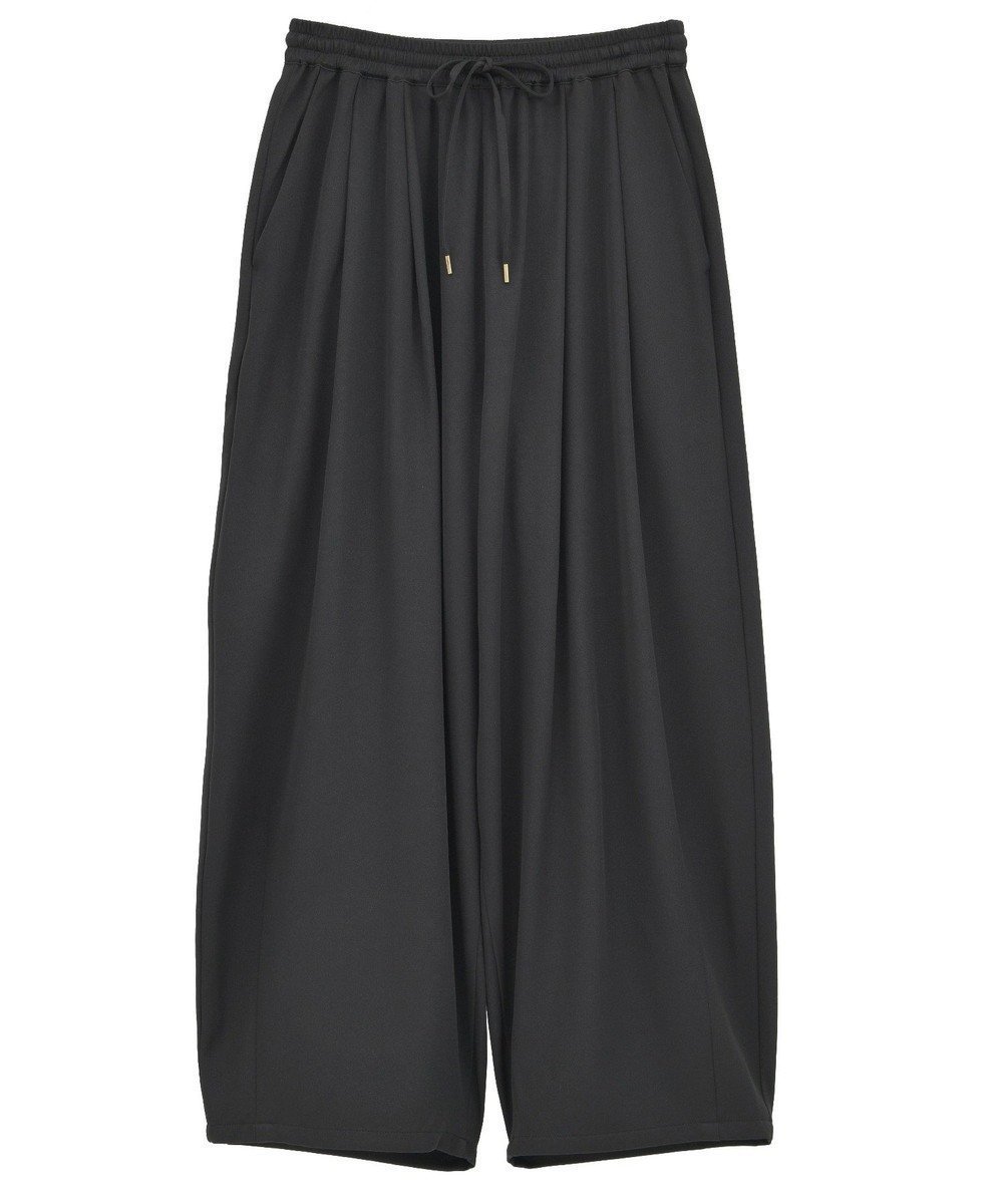 【グリーンパークス/Green Parks】のウエストタックイージーパンツ インテリア・キッズ・メンズ・レディースファッション・服の通販 founy(ファニー) 　ファッション　Fashion　レディースファッション　Fashion for Women　パンツ　Pants & Trousers　ツイル　Twist, Twisted Detail　トレンド　Trend, Trending Now　フィット　Fit, Slim Fit　ポケット　Pocket, Pocket Detail　A/W・秋冬　Autumn/Winter　Black|ID: prp329100004791619 ipo3291000000035630333