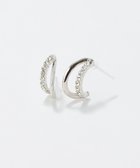 【フィービィー/phoebe】の〈アレルギー対応〉ブリリアントダブルフープセラミックピアス シルバー シルバー|ID: prp329100004791624 ipo3291000000034767807