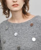 【グレース コンチネンタル/GRACE CONTINENTAL】のスパンコールニットトップ グレー|ID: prp329100004791627 ipo3291000000034767815