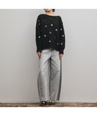 【グレース コンチネンタル/GRACE CONTINENTAL】のスパンコールニットトップ ブラック|ID: prp329100004791627 ipo3291000000034767816