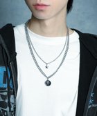 【ウィゴー/WEGO / MEN】のMモチーフレイヤードネックレス 柄3|ID: prp329100004791648 ipo3291000000034767888