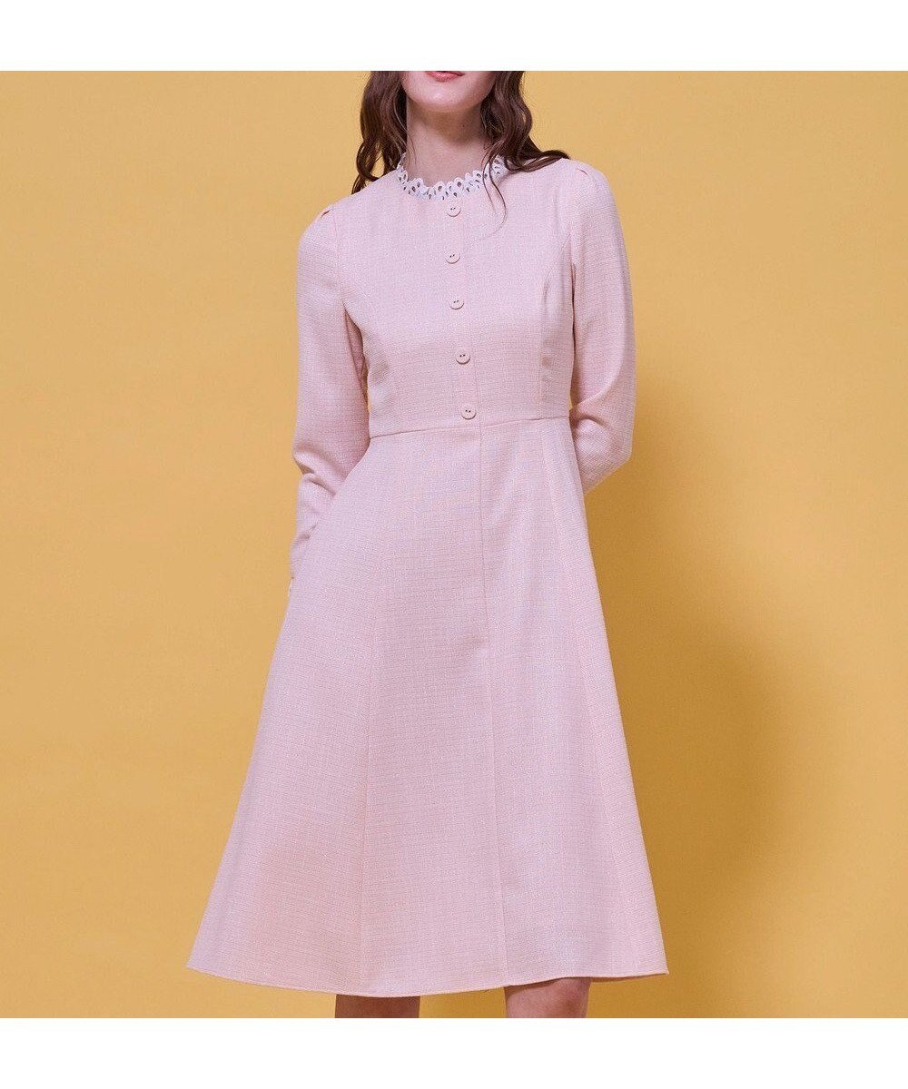 【トッカ/TOCCA】のWHIPPED CREAM CAKE ドレス インテリア・キッズ・メンズ・レディースファッション・服の通販 founy(ファニー) ファッション Fashion レディースファッション Fashion for Women ワンピース Dresses フォーマル・パーティードレス・結婚式用ドレス Elegant & Casual Dresses アクセサリー Fashion Accessories オケージョン Occasion Wear クラシカル Classical, Vintage-Inspired ツイード Twill, Twill Weave ドレス Dress, One-Piece フォーマル Formal, Dressy フレア Flare, Flared フロント Front, Front Design レース Lace, Lace Fabric エレガント 上品 Elegant 夏 Summer S/S・春夏 SS, Spring/Summer, Warm Season A/W・秋冬 Autumn/Winter ピンク系5|ID: prp329100004791666 ipo3291000000034767976