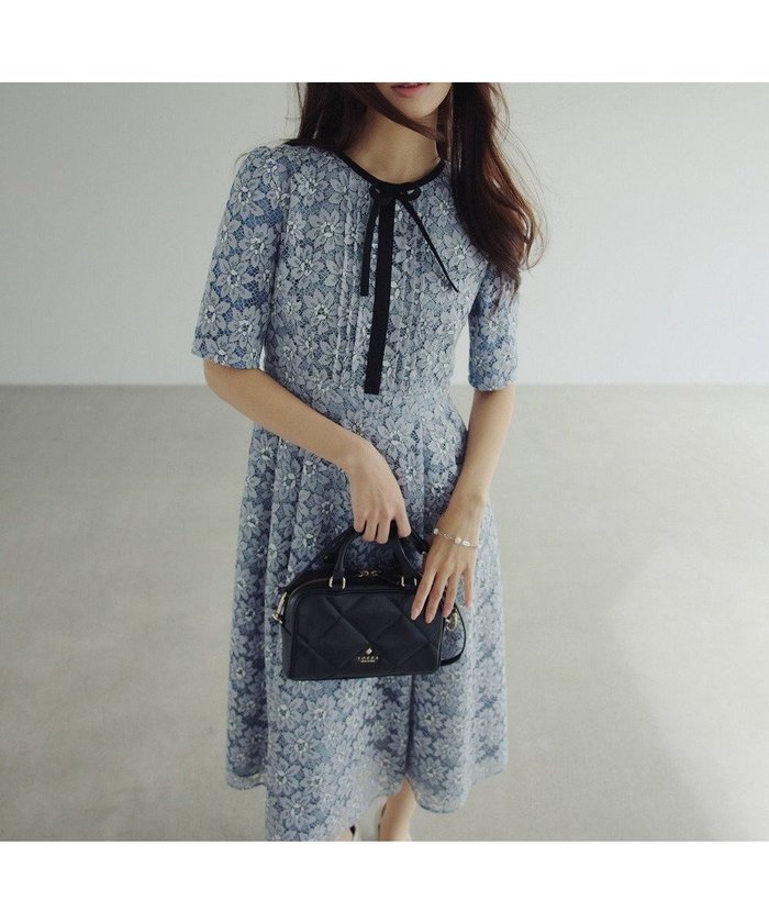 【トッカ/TOCCA】の【宮本茉由さん着用】GARDEN OF LACE DRESS ドレス インテリア・キッズ・メンズ・レディースファッション・服の通販 founy(ファニー) https://founy.com/ ファッションモデル・俳優・女優 Models 女性 Women 宮本茉由 MIyamoto Mayu ファッション Fashion レディースファッション Fashion for Women ワンピース Dresses フォーマル・パーティードレス・結婚式用ドレス Elegant & Casual Dresses エレガント 上品 Elegant ガーデン Garden, Gardening クラシカル Classical, Vintage-Inspired ドレス Dress, One-Piece フィット Fit, Slim Fit フェミニン Feminine, Girly リボン Ribbon, Bow レース Lace, Lace Fabric A/W・秋冬 Autumn/Winter S/S・春夏 SS, Spring/Summer, Warm Season おすすめ Recommended / Our Picks 夏 Summer 結婚式 Wedding |ID: prp329100004791668 ipo3291000000034898290