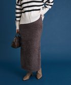 【グリーンパークス/Green Parks】のシャギーニットスカート Charcoal Gray|ID: prp329100004791672 ipo3291000000035630351