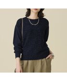 【自由区/JIYU-KU】のブークレミックスツイード ニット ネイビー|ID: prp329100004791674 ipo3291000000034768025