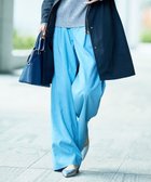 【自由区/JIYU-KU】の【セットアップ対応】ソフトリネンダンガリーワイド パンツ サックス|ID: prp329100004791676 ipo3291000000035314135