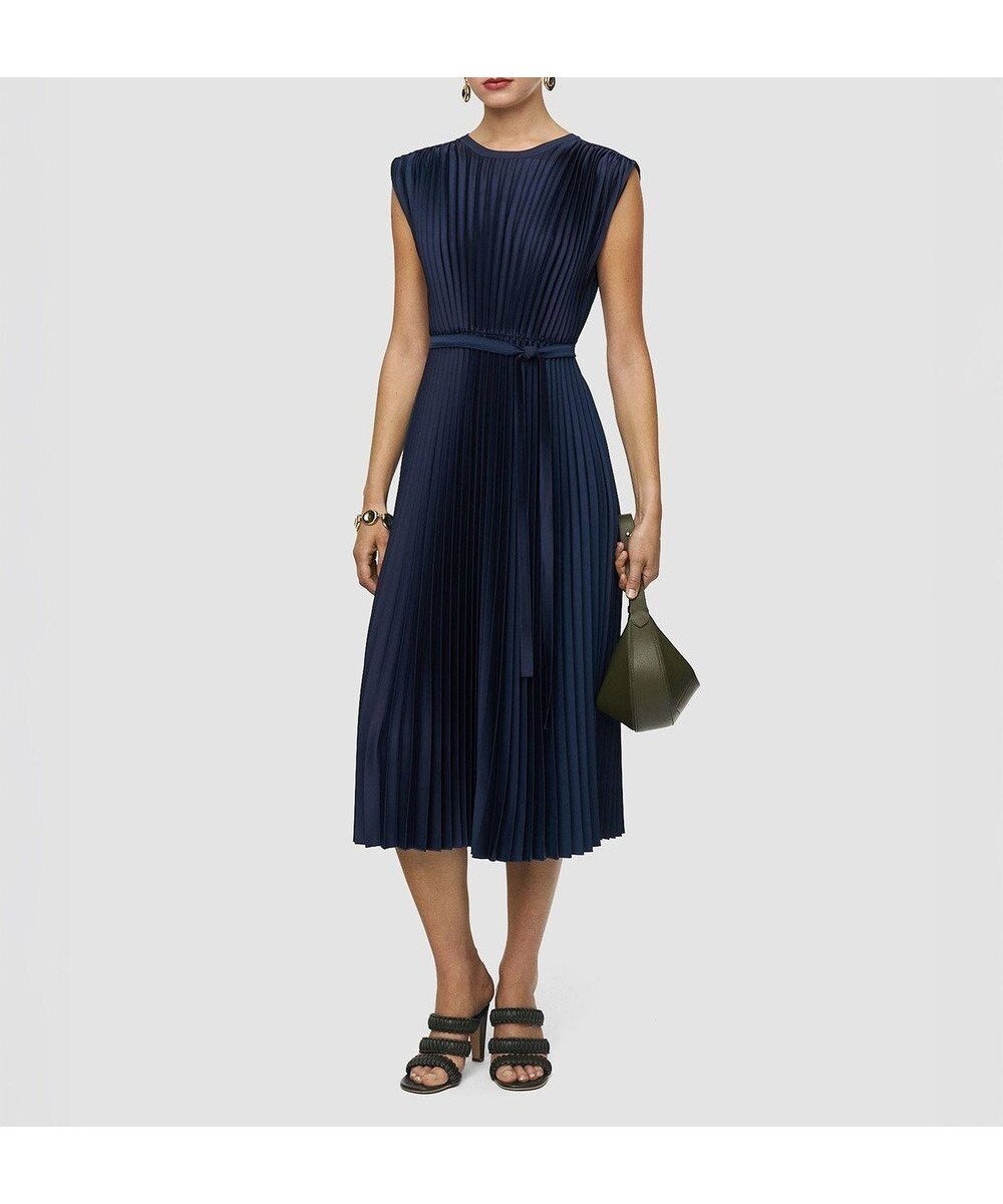 【ジョゼフ/JOSEPH】のニットウィーブプリッセドレス VOLTA インテリア・キッズ・メンズ・レディースファッション・服の通販 founy(ファニー) ファッション Fashion レディースファッション Fashion for Women ワンピース Dresses フォーマル・パーティードレス・結婚式用ドレス Elegant & Casual Dresses エレガント 上品 Elegant ギャザー Gathered, Ruffled ショルダー Shoulder, Shoulder Strap シルク Silk, 100% Silk シンプル Simple, Minimal ドレス Dress, One-Piece フィット Fit, Slim Fit プリーツ Pleats, Pleated リラックス Relax, Relaxed Fit 夏 Summer 春 Spring S/S・春夏 SS, Spring/Summer, Warm Season Indigo|ID: prp329100004791678 ipo3291000000034768040