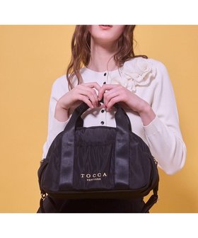 【トッカ/TOCCA】の【一部カラー撥水】AMIRARE NYLON BOSTON ミニボストンバッグ 人気、トレンドファッション・服の通販 founy(ファニー) ファッション Fashion レディースファッション Fashion for Women バッグ Bags アウトドア Outdoor Clothing ギャザー Gathered, Ruffled 傘 Umbrella, Parasol 軽量 Lightweight, Ultra Light ショルダー Shoulder, Shoulder Strap ジップ Zip, Zipper 財布 Wallet, Purse フェミニン Feminine, Girly フォルム Silhouette, Form ボストンバッグ Boston Bag, Retro Bag ポケット Pocket, Pocket Detail 旅行 Travel ビジネス 仕事 通勤 Business / Work / Commuting |ID:prp329100004791683