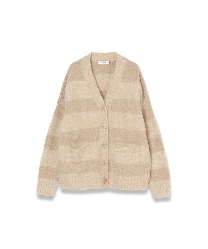 【ジョゼフ/JOSEPH】のブラッシュドストライプカーディガン インテリア・キッズ・メンズ・レディースファッション・服の通販 founy(ファニー) https://founy.com/ ファッション Fashion レディースファッション Fashion for Women トップス・カットソー Cut & Sew Tops ニット Knit Tops & Sweaters カーディガン・羽織り Layered Style Cardigans カーディガン Cardigan, Knitwear ショルダー Shoulder, Shoulder Strap ストライプ Stripe, Striped Pattern セーター Sweater, Knitwear ドロップ Drop Shoulder, Dropped Style リラックス Relax, Relaxed Fit 夏 Summer 春 Spring S/S・春夏 SS, Spring/Summer, Warm Season |ID: prp329100004791686 ipo3291000000034768071