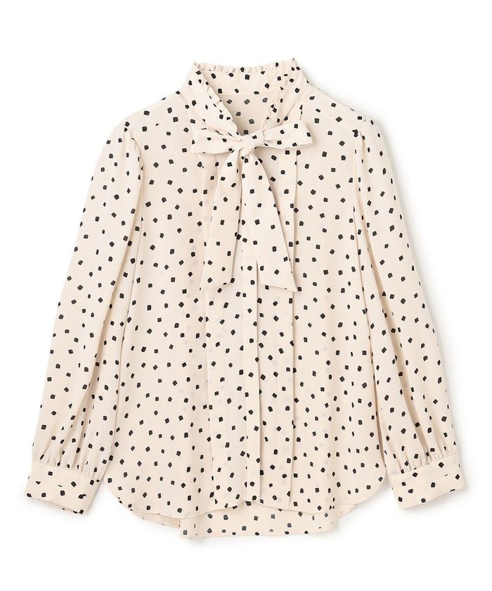 【トッカ/TOCCA】のPROMISE RIBBON ROSETTE ドット柄ブラウス インテリア・キッズ・メンズ・レディースファッション・服の通販 founy(ファニー) https://founy.com/ ファッション Fashion レディースファッション Fashion for Women トップス・カットソー Cut & Sew Tops シャツ・ブラウス・オフィスカジュアル Elegant Blouses & Button-Ups おすすめ Recommended / Our Picks インナー Innerwear カーディガン Cardigan, Knitwear ジャケット Jacket, Outerwear ドット Polka Dot, Dot Pattern ドレス Dress, One-Piece リボン Ribbon, Bow エレガント 上品 Elegant 夏 Summer S/S・春夏 SS, Spring/Summer, Warm Season A/W・秋冬 Autumn/Winter ビジネス 仕事 通勤 Business / Work / Commuting |ID: prp329100004791693 ipo3291000000034768107
