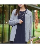 【ティアクラッセ/Tiaclasse】の【着丈が選べる】ハイネックブークレカーディガン ロング丈ブルー|ID: prp329100004791706 ipo3291000000034768151