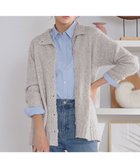 【ティアクラッセ/Tiaclasse】の【着丈が選べる】ハイネックブークレカーディガン ロング丈グレージュ|ID: prp329100004791706 ipo3291000000034768153