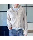 【ティアクラッセ/Tiaclasse】の【着丈が選べる】ハイネックブークレカーディガン ショート丈グレージュ|ID: prp329100004791706 ipo3291000000034768154