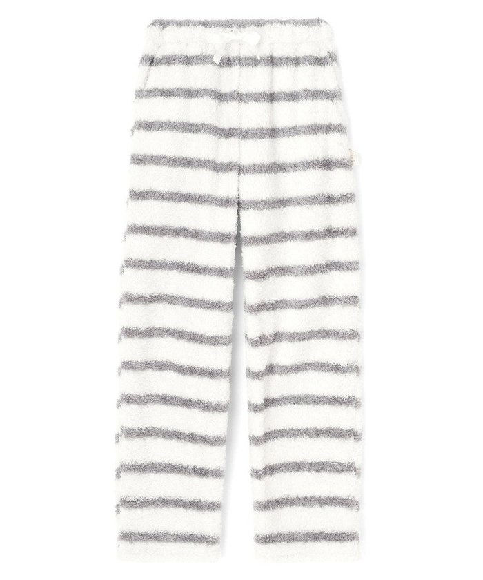 【三愛水着楽園/San-ai Resort】の【SALE】【ルームウェア】【fuwamoko home northerly】ふわもこロングパンツ インテリア・キッズ・メンズ・レディースファッション・服の通販 founy(ファニー) https://founy.com/ ファッション Fashion レディースファッション Fashion for Women パンツ Pants & Trousers パジャマ Pajamas, Sleepwear ボーダー Border, Stripe ロング Long, Long-Length |ID: prp329100004791712 ipo3291000000035590325