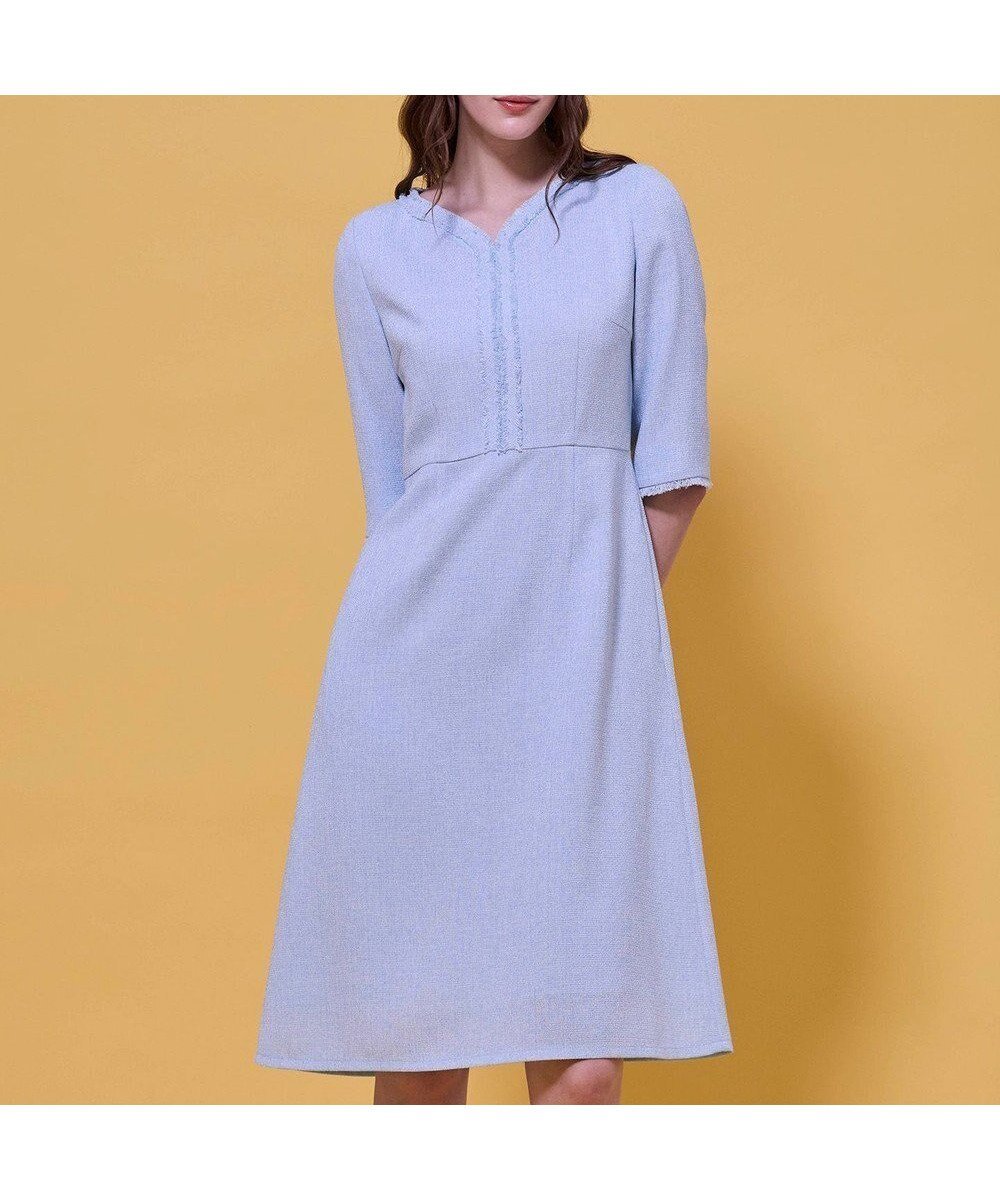 【トッカ/TOCCA】のFROST MIST TWEED ドレス インテリア・キッズ・メンズ・レディースファッション・服の通販 founy(ファニー) ファッション Fashion レディースファッション Fashion for Women ワンピース Dresses フォーマル・パーティードレス・結婚式用ドレス Elegant & Casual Dresses オケージョン Occasion Wear ジャケット Jacket, Outerwear セットアップ Set-Up, Coordinated Outfit セレモニー Ceremony ツイード Twill, Twill Weave ドレス Dress, One-Piece フォーマル Formal, Dressy 夏 Summer S/S・春夏 SS, Spring/Summer, Warm Season A/W・秋冬 Autumn/Winter ビジネス 仕事 通勤 Business / Work / Commuting スカイブルー系5|ID: prp329100004791718 ipo3291000000034768206