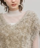 【グレース コンチネンタル/GRACE CONTINENTAL】のラメフェザーベスト 人気、トレンドファッション・服の通販 founy(ファニー) ファッション Fashion レディースファッション Fashion for Women アウター Coat / Outerwear Collection トップス・カットソー Cut & Sew Tops ベスト&ジレ / 重ね着スタイル Vests & Gilets シンプル Simple, Minimal バランス Balance, Style Balance ベスト Vest, Waistcoat 冬 Winter / This Winter A/W・秋冬 Autumn/Winter thumbnail ベージュ|ID: prp329100004791723 ipo3291000000034768222