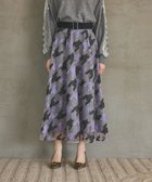 【グレース コンチネンタル/GRACE CONTINENTAL】の千鳥刺繍チュールスカート パープル|ID: prp329100004791724 ipo3291000000034768225