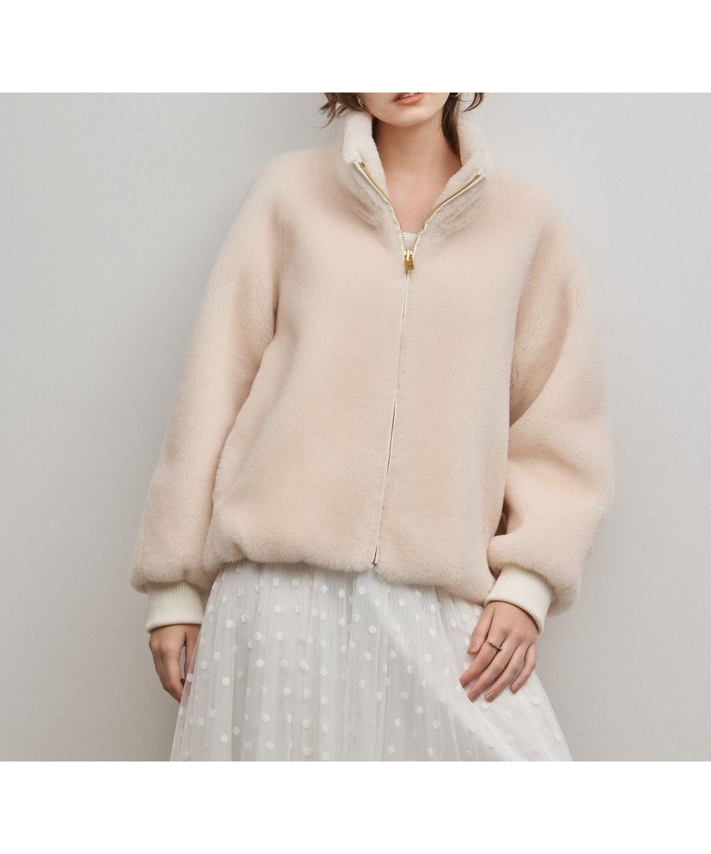 【グレース コンチネンタル/GRACE CONTINENTAL】のウールボアスタンドカラージャケット インテリア・キッズ・メンズ・レディースファッション・服の通販 founy(ファニー) ファッション Fashion レディースファッション Fashion for Women アウター Coat / Outerwear Collection レディースジャケット・軽アウター Jackets イエロー Yellow ジャケット Jacket, Outerwear スタンド Stand Collar, Upright Stand スマート Smart, Elegant ハイネック High Neck, Mock Neck バランス Balance, Style Balance フロント Front, Front Design リアル Real, Realistic 冬 Winter / This Winter 春 Spring A/W・秋冬 Autumn/Winter キナリ|ID: prp329100004791725 ipo3291000000034768228