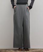 【グレース コンチネンタル/GRACE CONTINENTAL】のラップワイドパンツ グレー|ID: prp329100004791726 ipo3291000000034768232