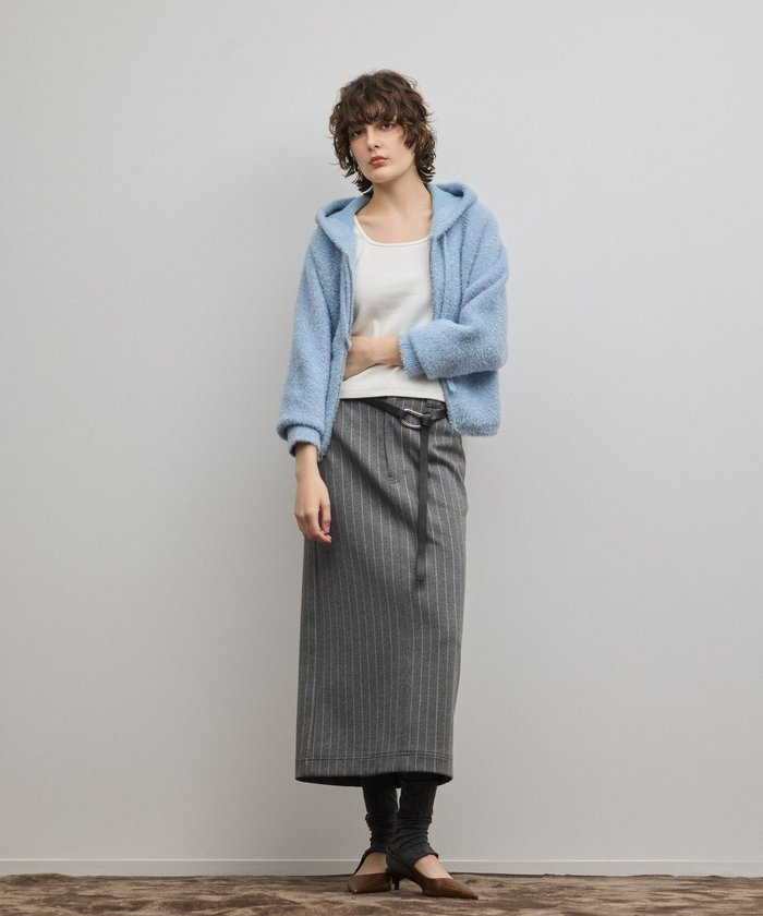 【グレース コンチネンタル/GRACE CONTINENTAL】のフェザーニットパーカー インテリア・キッズ・メンズ・レディースファッション・服の通販 founy(ファニー) https://founy.com/ ファッション Fashion レディースファッション Fashion for Women トップス・カットソー Cut & Sew Tops ニット Knit Tops & Sweaters レディースパーカー・カジュアルフーディー Casual Hoodies & Sweatshirts ストレッチ Stretch, Stretchy Fabric パーカー Hoodie, Parka 冬 Winter / This Winter 春 Spring A/W・秋冬 Autumn/Winter |ID: prp329100004791729 ipo3291000000034768240