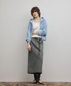 【グレース コンチネンタル/GRACE CONTINENTAL】のフェザーニットパーカー サックス|ID: prp329100004791729 ipo3291000000034768241