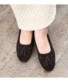 【アポム/APOM】のキルトタッセルフラット15 ダークブラウンスエード|ID: prp329100004791734 ipo3291000000035549575