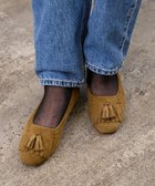 【アポム/APOM】のキルトタッセルフラット15 キャメルスエード|ID: prp329100004791734 ipo3291000000035549577