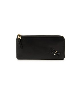 【ランバン オン ブルー/LANVIN en Bleu】 ペアル 薄マチLファスナー長財布人気、トレンドファッション・服の通販 founy(ファニー) ファッション Fashion レディースファッション Fashion for Women ミニ財布・二つ折り財布 Wallets & Card Cases アシンメトリー Asymmetrical Style パール Pearl, Pearl Accent フェミニン Feminine, Girly フォルム Silhouette, Form モチーフ Motif, Design Theme リボン Ribbon, Bow エレガント 上品 Elegant 日本製 Made In Japan 財布 Wallet, Purse |ID:prp329100004791736