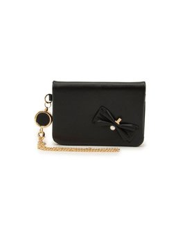 【ランバン オン ブルー/LANVIN en Bleu】 ペアル 2面パスケース人気、トレンドファッション・服の通販 founy(ファニー) ファッション Fashion レディースファッション Fashion for Women ミニ財布・二つ折り財布 Wallets & Card Cases アシンメトリー Asymmetrical Style パール Pearl, Pearl Accent フェミニン Feminine, Girly フォルム Silhouette, Form モチーフ Motif, Design Theme リボン Ribbon, Bow エレガント 上品 Elegant 日本製 Made In Japan 財布 Wallet, Purse |ID:prp329100004791739