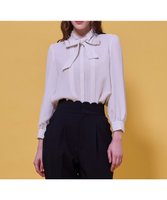 【トッカ/TOCCA】のPROMISE RIBBON ROSETTE ブラウス 人気、トレンドファッション・服の通販 founy(ファニー) ファッション Fashion レディースファッション Fashion for Women トップス・カットソー Cut & Sew Tops シャツ・ブラウス・オフィスカジュアル Elegant Blouses & Button-Ups インナー Innerwear カーディガン Cardigan, Knitwear クラシカル Classical, Vintage-Inspired シンプル Simple, Minimal ジャケット Jacket, Outerwear ジョーゼット Georgette, Semi-Sheer Fabric ドレス Dress, One-Piece なめらか Smooth, Silky Texture フロント Front, Front Design リボン Ribbon, Bow A/W・秋冬 Autumn/Winter S/S・春夏 SS, Spring/Summer, Warm Season おすすめ Recommended / Our Picks 夏 Summer エレガント 上品 Elegant ビジネス 仕事 通勤 Business / Work / Commuting |ID:prp329100004791743