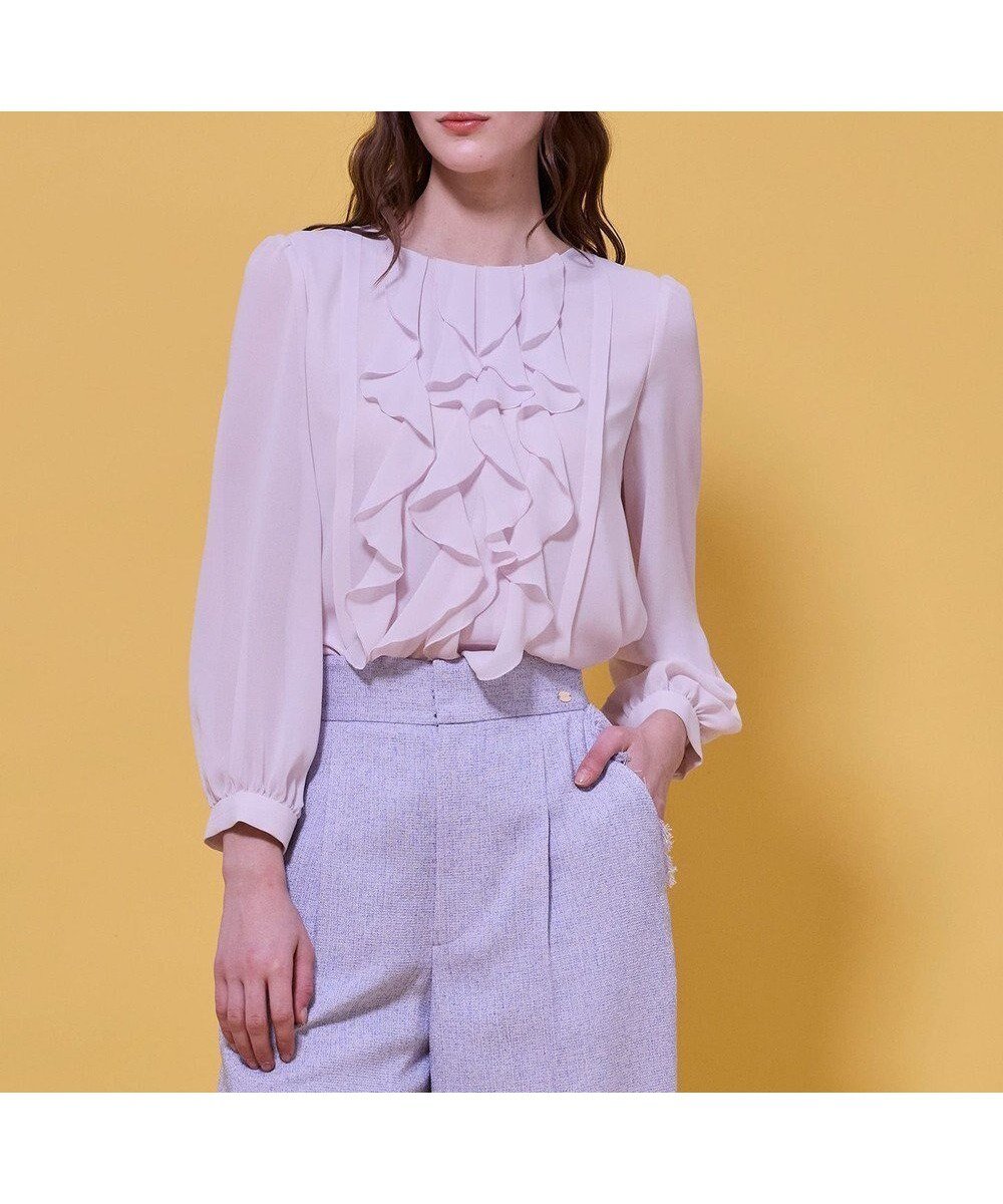 【トッカ/TOCCA】のCHIFFON WHISPER ブラウス インテリア・キッズ・メンズ・レディースファッション・服の通販 founy(ファニー) ファッション Fashion レディースファッション Fashion for Women トップス・カットソー Cut & Sew Tops シャツ・ブラウス・オフィスカジュアル Elegant Blouses & Button-Ups インナー Innerwear エレガント 上品 Elegant カーディガン Cardigan, Knitwear ギャザー Gathered, Ruffled クラシカル Classical, Vintage-Inspired シフォン Chiffon, Lightweight Fabric シンプル Simple, Minimal ジャケット Jacket, Outerwear ジョーゼット Georgette, Semi-Sheer Fabric ドレス Dress, One-Piece フェミニン Feminine, Girly フリル Frill, Ruffle フロント Front, Front Design ボトム Bottoms, Lower Wear 夏 Summer 定番 Standard, Basic Item S/S・春夏 SS, Spring/Summer, Warm Season A/W・秋冬 Autumn/Winter ピンク系|ID: prp329100004791744 ipo3291000000034768299