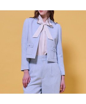 【トッカ/TOCCA】 FROST MIST TWEED ジャケット人気、トレンドファッション・服の通販 founy(ファニー) ファッション Fashion レディースファッション Fashion for Women アウター Coat / Outerwear Collection レディースジャケット・軽アウター Jackets ノーカラージャケット / シンプル上品コーデ Collarless Jackets コンパクト Compact, Small Size ジャケット Jacket, Outerwear ツイード Twill, Twill Weave トレンド Trend, Trending Now ドレス Dress, One-Piece 夏 Summer S/S・春夏 SS, Spring/Summer, Warm Season A/W・秋冬 Autumn/Winter |ID:prp329100004791748