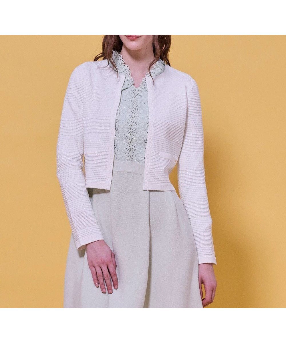 【トッカ/TOCCA】のPANORAMIC LANDSCAPE ニットカーディガン 人気、トレンドファッション・服の通販 founy(ファニー) ファッション Fashion レディースファッション Fashion for Women トップス・カットソー Cut & Sew Tops ニット Knit Tops & Sweaters カーディガン・羽織り Layered Style Cardigans カーディガン Cardigan, Knitwear 吸水 Absorbent, Quick-Dry ジャケット Jacket, Outerwear ストレッチ Stretch, Stretchy Fabric ハイネック High Neck, Mock Neck バランス Balance, Style Balance ボーダー Border, Stripe ワイド Wide, Wide Fit A/W・秋冬 Autumn/Winter S/S・春夏 SS, Spring/Summer, Warm Season 夏 Summer エレガント 上品 Elegant other-1|ID: prp329100004791750 ipo3291000000034768318