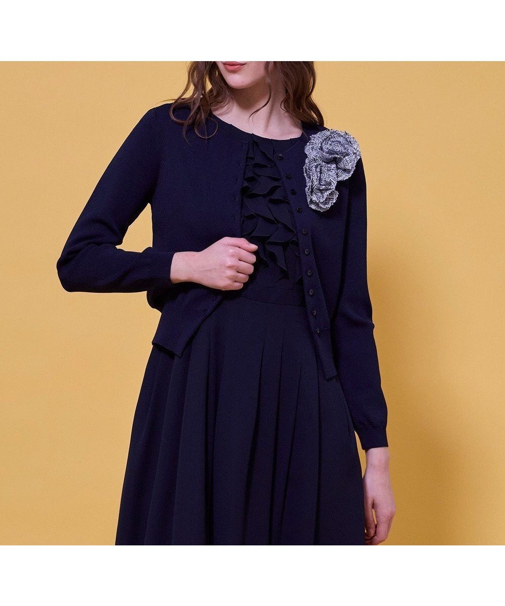 【トッカ/TOCCA】の【宮本茉由さん着用】GLOW CORSAGE KNIT ニットカーディガン 人気、トレンドファッション・服の通販 founy(ファニー) ファッションモデル・俳優・女優 Models 女性 Women 宮本茉由 MIyamoto Mayu ファッション Fashion レディースファッション Fashion for Women トップス・カットソー Cut & Sew Tops ニット Knit Tops & Sweaters カーディガン・羽織り Layered Style Cardigans エレガント 上品 Elegant カーディガン Cardigan, Knitwear ツイード Twill, Twill Weave ドレス Dress, One-Piece フラワー Flower, Floral モチーフ Motif, Design Theme A/W・秋冬 Autumn/Winter S/S・春夏 SS, Spring/Summer, Warm Season 夏 Summer other-1|ID: prp329100004791753 ipo3291000000036181540