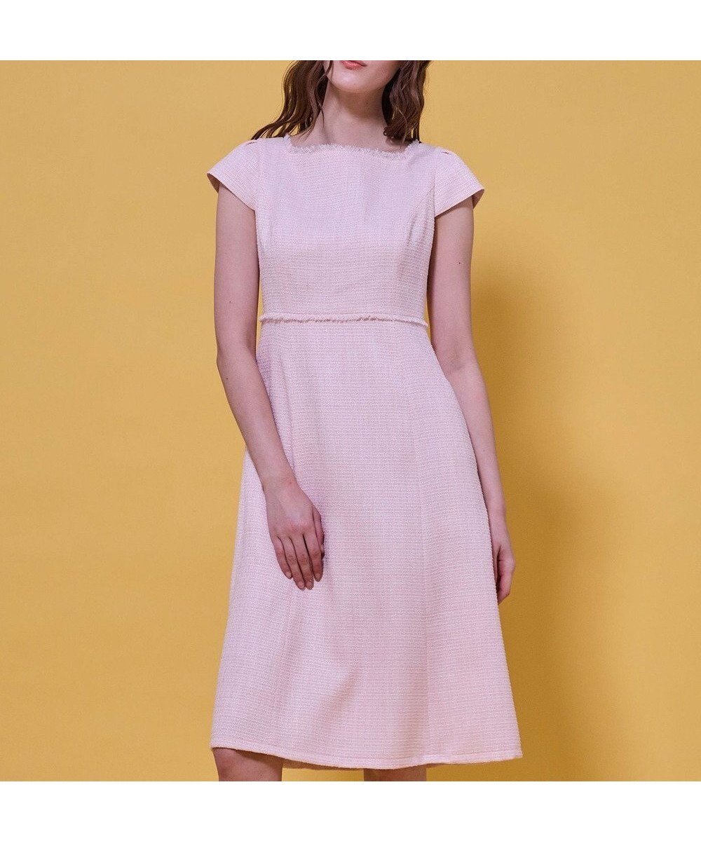 【トッカ/TOCCA】の【00サイズあり】GLOW SILHOUETTE ドレス インテリア・キッズ・メンズ・レディースファッション・服の通販 founy(ファニー) 　ファッション　Fashion　レディースファッション　Fashion for Women　ワンピース　Dresses　フォーマル・パーティードレス・結婚式用ドレス　Elegant & Casual Dresses　おすすめ　Recommended / Our Picks　エレガント 上品　Elegant　ジャケット　Jacket, Outerwear　セットアップ　Set-Up, Coordinated Outfit　ツイード　Twill, Twill Weave　ドレス　Dress, One-Piece　パーティ　Party, Party Style　フォーマル　Formal, Dressy　夏　Summer　S/S・春夏　SS, Spring/Summer, Warm Season　A/W・秋冬　Autumn/Winter　結婚式　Wedding　ピンク系|ID: prp329100004791756 ipo3291000000034768352