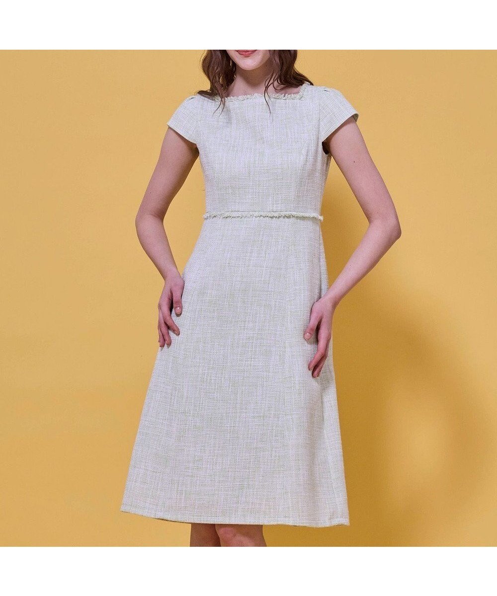 【トッカ/TOCCA】の【00サイズあり】GLOW SILHOUETTE ドレス インテリア・キッズ・メンズ・レディースファッション・服の通販 founy(ファニー) 　ファッション　Fashion　レディースファッション　Fashion for Women　ワンピース　Dresses　フォーマル・パーティードレス・結婚式用ドレス　Elegant & Casual Dresses　おすすめ　Recommended / Our Picks　エレガント 上品　Elegant　ジャケット　Jacket, Outerwear　セットアップ　Set-Up, Coordinated Outfit　ツイード　Twill, Twill Weave　ドレス　Dress, One-Piece　パーティ　Party, Party Style　フォーマル　Formal, Dressy　夏　Summer　S/S・春夏　SS, Spring/Summer, Warm Season　A/W・秋冬　Autumn/Winter　結婚式　Wedding　ライトグリーン系|ID: prp329100004791756 ipo3291000000034768355