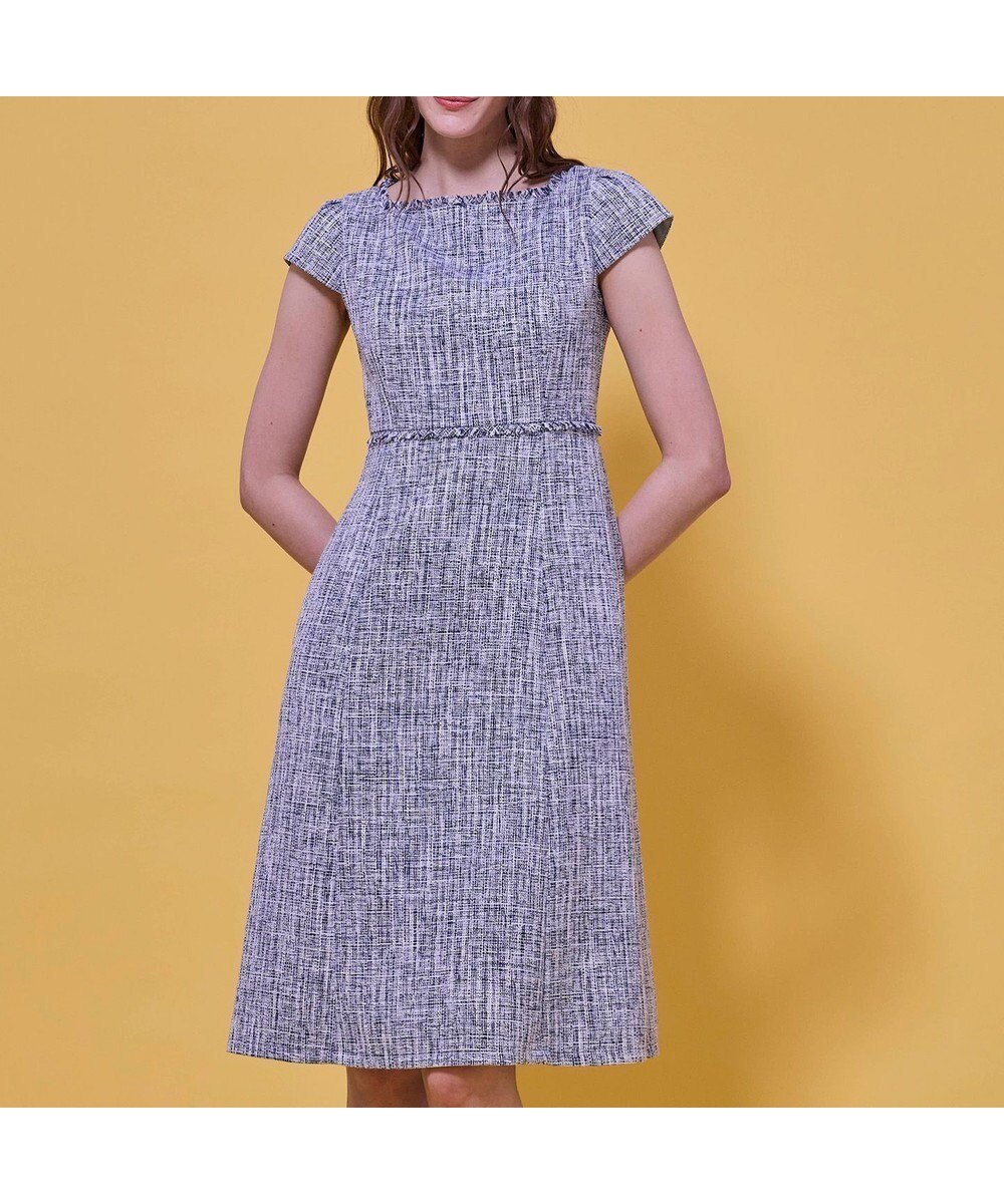 【トッカ/TOCCA】の【00サイズあり】GLOW SILHOUETTE ドレス インテリア・キッズ・メンズ・レディースファッション・服の通販 founy(ファニー) 　ファッション　Fashion　レディースファッション　Fashion for Women　ワンピース　Dresses　フォーマル・パーティードレス・結婚式用ドレス　Elegant & Casual Dresses　おすすめ　Recommended / Our Picks　エレガント 上品　Elegant　ジャケット　Jacket, Outerwear　セットアップ　Set-Up, Coordinated Outfit　ツイード　Twill, Twill Weave　ドレス　Dress, One-Piece　パーティ　Party, Party Style　フォーマル　Formal, Dressy　夏　Summer　S/S・春夏　SS, Spring/Summer, Warm Season　A/W・秋冬　Autumn/Winter　結婚式　Wedding　ネイビー系|ID: prp329100004791756 ipo3291000000034768357