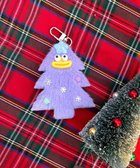 【ウィゴー/WEGO】のメリースノーツリーモンスターぬいぐるみキーホルダー パープル|ID: prp329100004793200 ipo3291000000034778756