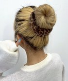 【ウィゴー/WEGO】のLシャギーレオパードシュシュ ブラウン|ID: prp329100004793204 ipo3291000000034778768