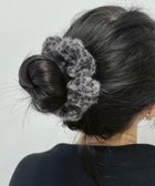 【ウィゴー/WEGO】のLシャギーレオパードシュシュ ダークグレー|ID: prp329100004793204 ipo3291000000034778770