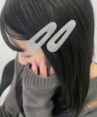 【ウィゴー/WEGO】のLアクリルラメクリップ グレー|ID: prp329100004793205 ipo3291000000034778775