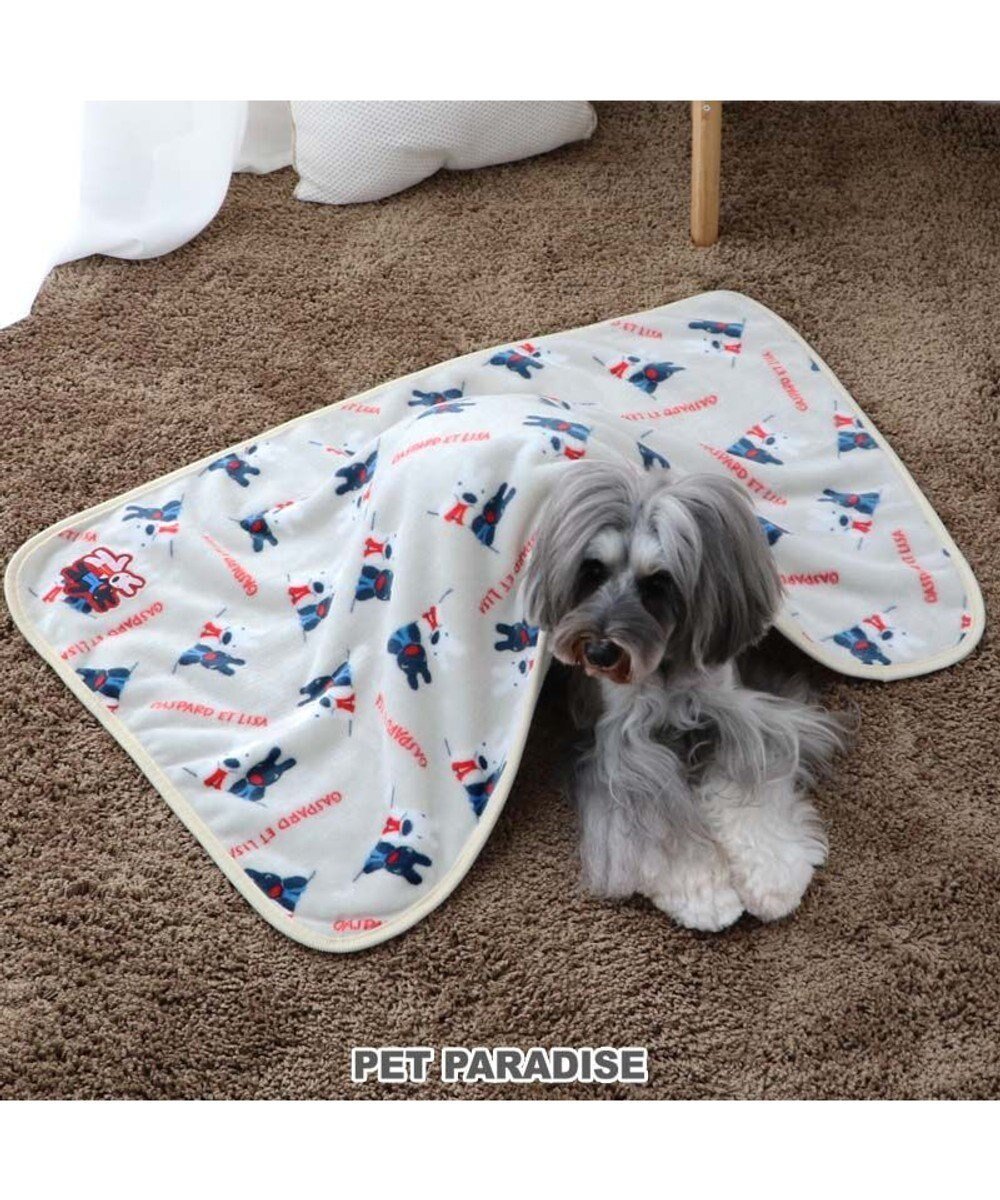 【ペットパラダイス/PET PARADISE / GOODS】のリサとガスパール ブランケット 《頬杖柄》 インテリア・キッズ・メンズ・レディースファッション・服の通販 founy(ファニー) パール Pearl, Pearl Accent ブランケット Blanket, Throw Blanket 犬 Dog 秋 Autumn 防寒 Cold Protection, Winter-Ready ホーム・キャンプ・アウトドア・お取り寄せ Home Living / Home & Lifestyle / Camping Gear / Outdoor Camping ペットグッズ Pet Supplies ベージュ|ID: prp329100004793214 ipo3291000000034778827
