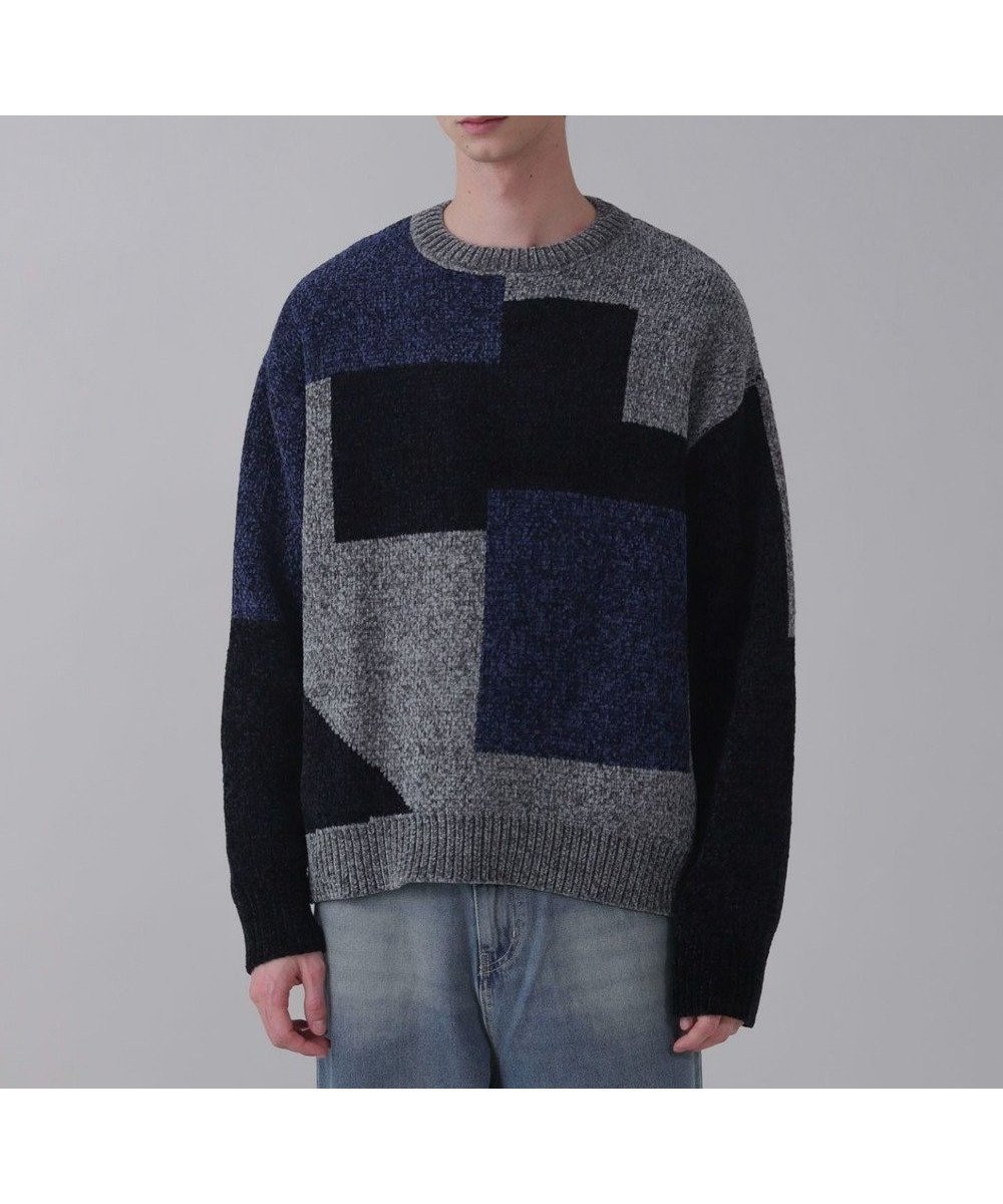 【ウィゴー/WEGO】の【ユニセックス着用ITEM】ベロアモールカラーブロックプルオーバー 人気、トレンドファッション・服の通販 founy(ファニー) 　ファッション　Fashion　レディースファッション　Fashion for Women　トップス・カットソー　Cut & Sew Tops　ニット　Knit Tops & Sweaters　カジュアルプルオーバー・ニットトップス　Pullovers & Knit Tops / Casual Pullovers　ベロアトップス　Velour Tops / Velvet-Look Items　インナー　Innerwear　秋　Autumn　シューズ　Shoes, Footwear　シンプル　Simple, Minimal　スニーカー　Sneakers, Trainers　スマホ　Smartphone, Mobile Device　スラックス　Slacks, Dress Pants　セーター　Sweater, Knitwear　ブロック　Block, Solid Block Pattern　ベロア　Velour, Soft Velvet　防寒　Cold Protection, Winter-Ready　無地　Plain, Solid Color　リラックス　Relax, Relaxed Fit　ワイド　Wide, Wide Fit　冬　Winter / This Winter　A/W・秋冬　Autumn/Winter　おすすめ　Recommended / Our Picks　エレガント 上品　Elegant　 other-1|ID: prp329100004793221 ipo3291000000034778867