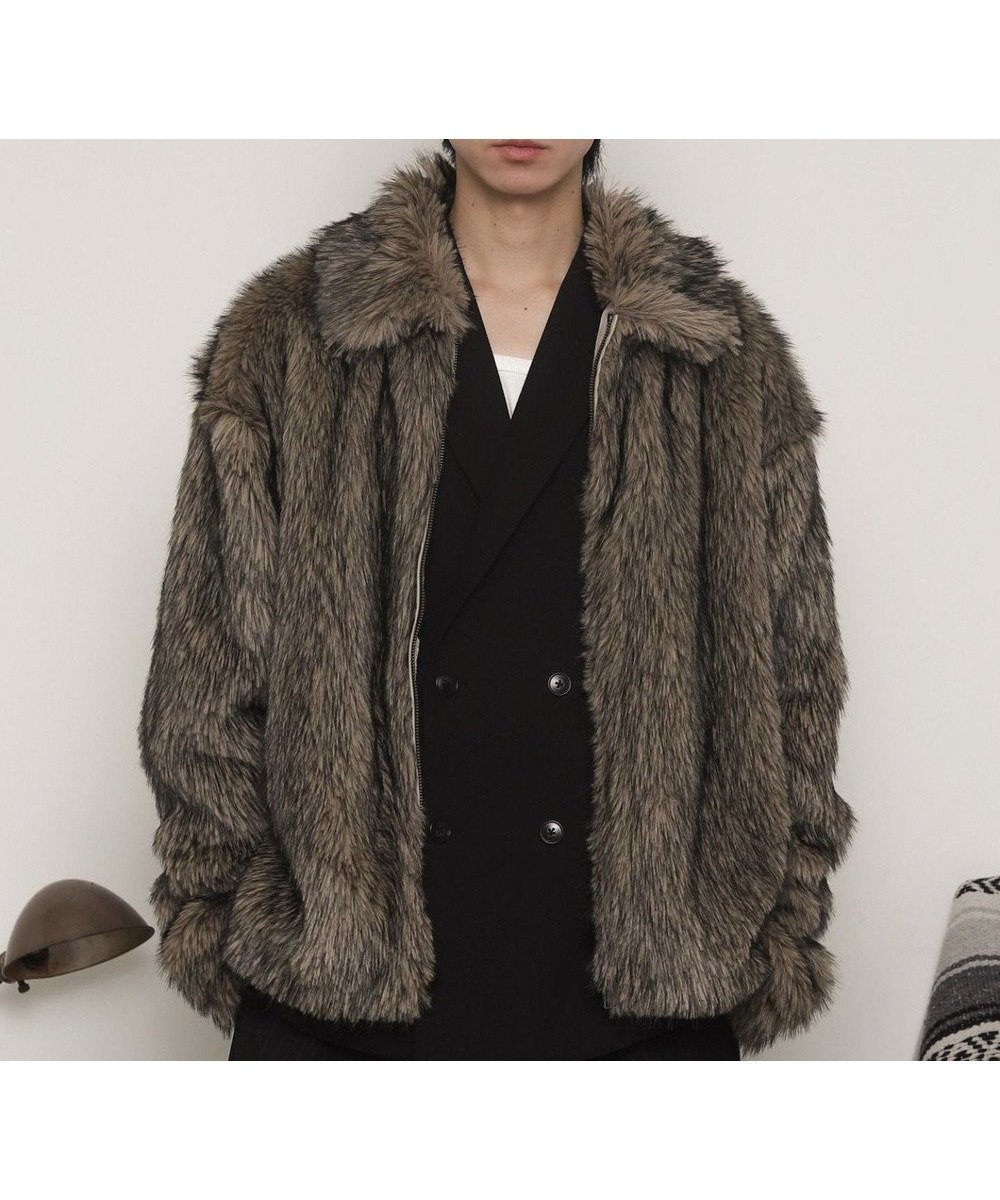 【ウィゴー/WEGO / MEN】のフェイクファーZIPブルゾン インテリア・キッズ・メンズ・レディースファッション・服の通販 founy(ファニー) ファッション Fashion メンズファッション Fashion for Men アウター Men's Coats Outerwear ブルゾンジャケット / カジュアルアウター Bomber Jackets & Blousons インナー Innerwear ジャケット Jacket, Outerwear スニーカー Sneakers, Trainers スマホ Smartphone, Mobile Device スラックス Slacks, Dress Pants タートル Turtleneck, Turtle Collar デニム Denim, Jeans Material ドローコード Drawcord, Drawstring Cord フェイクファー Faux Fur, Imitation Fur フレア Flare, Flared ブルゾン Blouson, Bomber Jacket ベーシック Basic, Essential モノトーン Monotone, Black and White リュクス Luxury, Elegant, High-End, Chic ワイド Wide, Wide Fit A/W・秋冬 Autumn/Winter おすすめ Recommended / Our Picks エレガント 上品 Elegant ライトベージュ|ID: prp329100004793225 ipo3291000000034778881