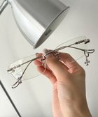 【ウィゴー/WEGO】のレンズチャームリムレスアイウェア 柄3|ID: prp329100004793226 ipo3291000000034778885