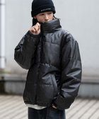 【ウィゴー/WEGO】の【ユニセックス着用ITEM】PUパファーブルゾン ブラックその他|ID: prp329100004793228 ipo3291000000034778890