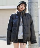【ウィゴー/WEGO】の【ユニセックス着用ITEM】PUパファーブルゾン ブラック|ID: prp329100004793228 ipo3291000000034778891