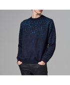 【ジョゼフ オム/JOSEPH HOMME / MEN】のドローイングブレイドジャガード クルーネック長袖ニット ネイビー系3|ID: prp329100004793229 ipo3291000000034778894